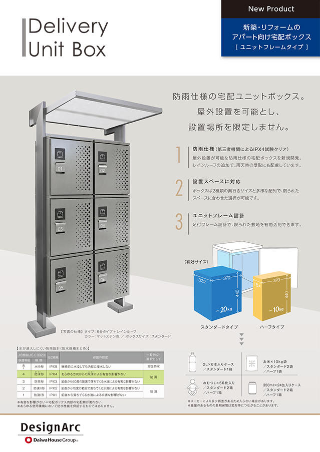 宅配ユニットボックス