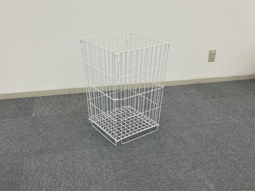 ゴミ箱　ワイヤーネット80L（折たたみ）